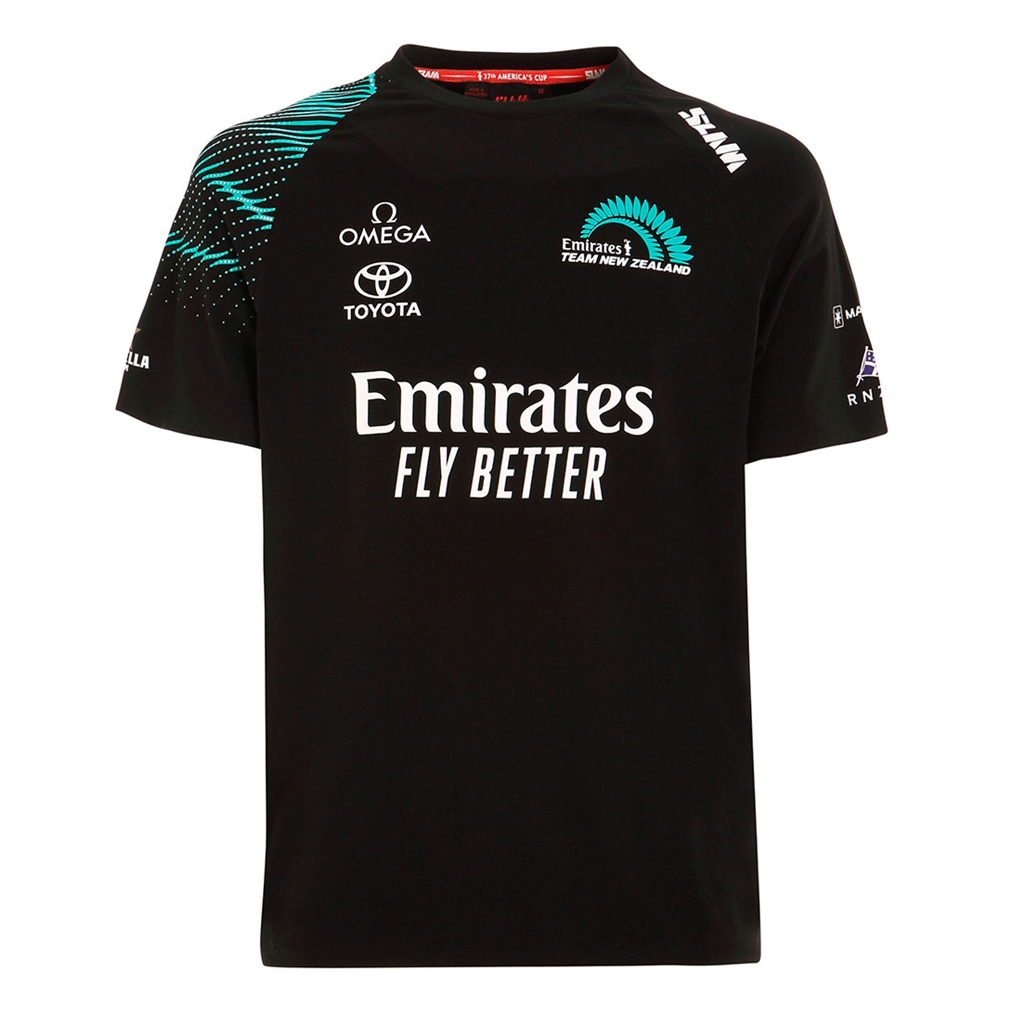 Image of SLAM Men's Emirates Team New Zealand Deck T-Shirt