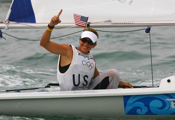 Anna Tunnicliffe won gold at the Beijing 2008 Olympics - photo © Clive Mason / Getty Images