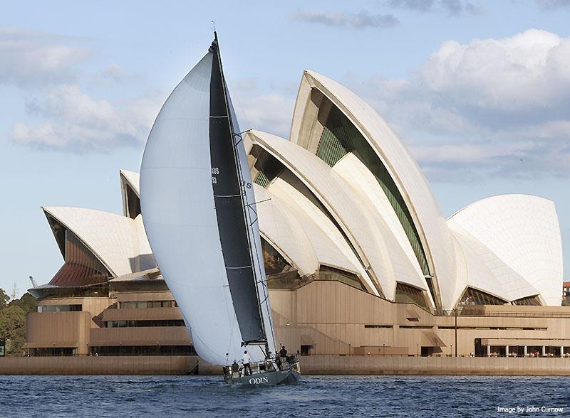 The Beneteau First Yacht 53, Odin, is a commanding type of vessel, and quite captivating too. This is one of the owner's favourite shots of her. - photo © John Curnow