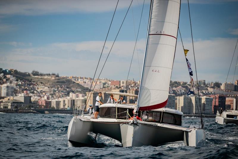 Aldo Fumagalli's Neel 47 Minimole (ITA) is the smallest multihull in the race - photo © James Mitchell