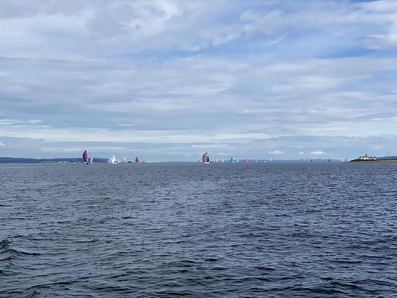 A look astern during the 2024 Blake Island Race - photo © David Schmidt