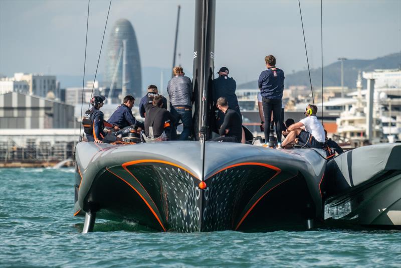 INEOS Britannia - AC75 - July 2024 - Barcelona - photo © Alex Carabi / America's Cup