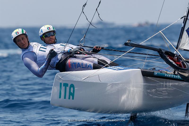 Ruggereo Tita / Caterina Banti - Olympic venue - Marseille - Paris2024 Olympic Regatta - July 27, 2024 - photo © Gilles Martin-Raget