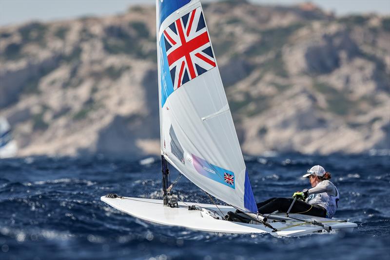 Hannah Snellgrove (GBR) Women's Dinghy racing on August 3 in Marseille at the Paris 2024 Olympic Regatta - photo © World Sailing / Sander van der Borch