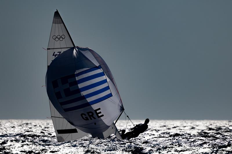 Ariadni Paraskevi Spanaki & Odysseas Emmanouil Spanakis (GRE) in the Mixed Dinghy on August 3 in Marseille at the Paris 2024 Olympic Regatta - photo © Robert Deaves / www.robertdeaves.uk