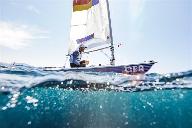 Philipp Buhl (GER) in the Men's Dinghy on August 4 in Marseille at the Paris 2024 Olympic Regatta - photo © World Sailing / Sander van der Borch