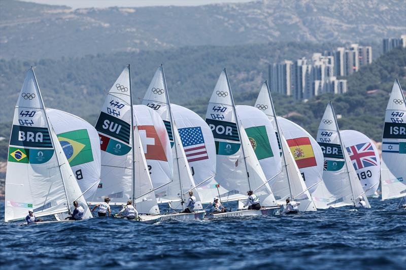 Mixed 470 - Day 8 - Marseille - Paris2024 Olympic Regatta - August 4, 2024 - photo © World Sailing / Sander van der Borch