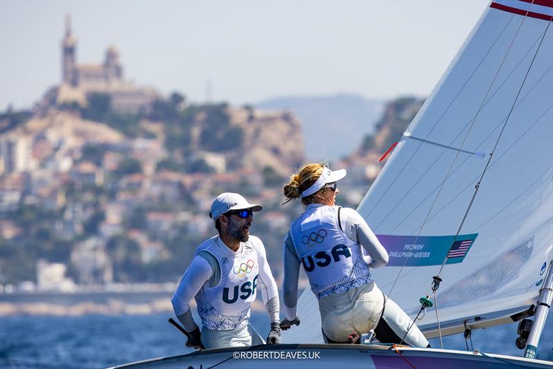 USA - 470 - Paris 2024 Olympic Sailing Competition - photo © Robert Deaves / www.robertdeaves.uk