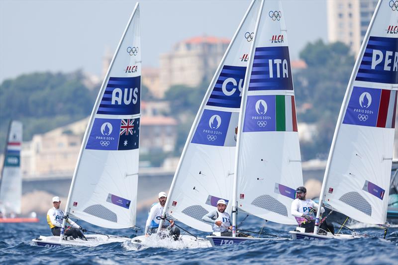 Men's Dinghy Medal Race in Marseille at the Paris 2024 Olympic Regatta - photo © World Sailing / Lloyd Images