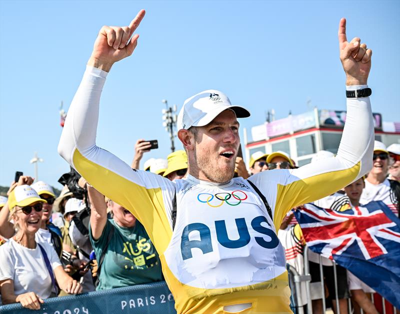 Men's Dinghy gold for Matt Wearn (AUS) in Marseille at the Paris 2024 Olympic Regatta - photo © World Sailing / Jean-Louis Carli