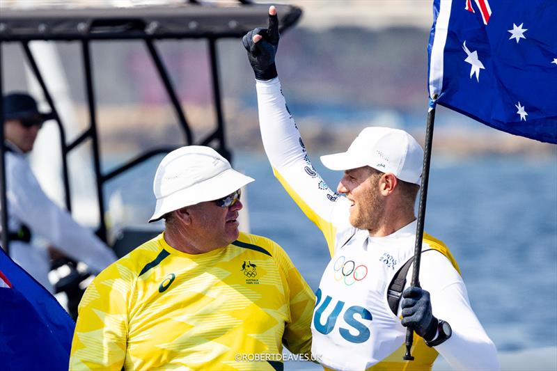 Gold for AUS - ILCA 7 - Paris 2024 Olympic Sailing Competition - photo © Robert Deaves