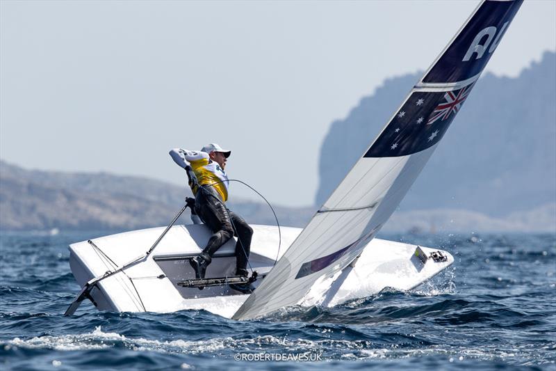 AUS - ILCA 7 - Paris 2024 Olympic Sailing Competition - photo © Robert Deaves