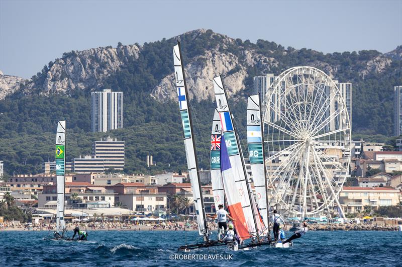 Nacra 17 - Paris 2024 Olympic Sailing Competition - photo © Robert Deaves