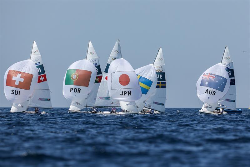 Mixed Dinghy Medal Race at Paris2024 on August 8, 2024 in Marseille, France - photo © World Sailing / Lloyd Images