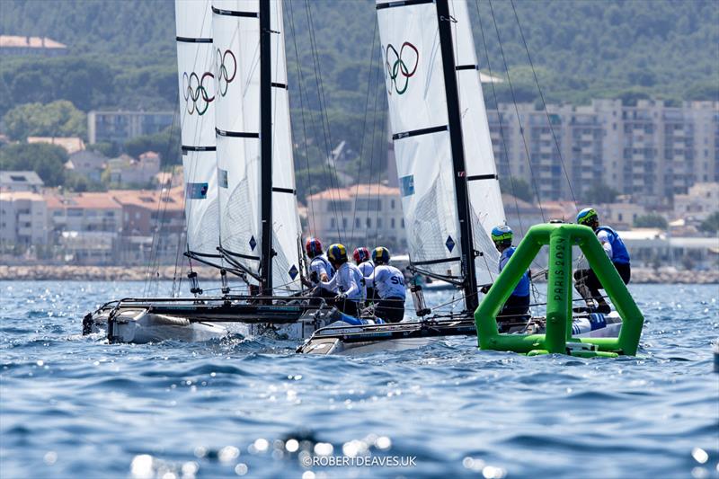 Nacra 17 - Paris 2024 Olympic Sailing Competition - photo © Robert Deaves