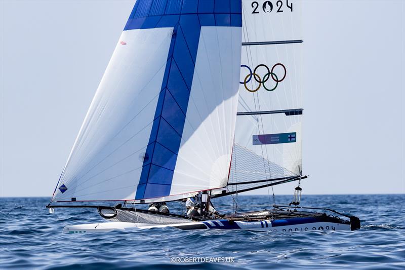 ARG - Nacra 17 - Paris 2024 Olympic Sailing Competition - photo © Robert Deaves