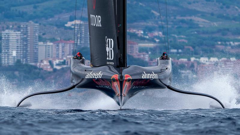 Alinghi Red Bull Racing - AC75  - Practice Session - Barcelona - August 15, 2024 - photo © Ricardo Pinto / America's Cup