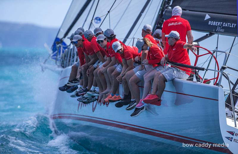 Wild Oats X heads away from the start - photo © Bow Caddy Media