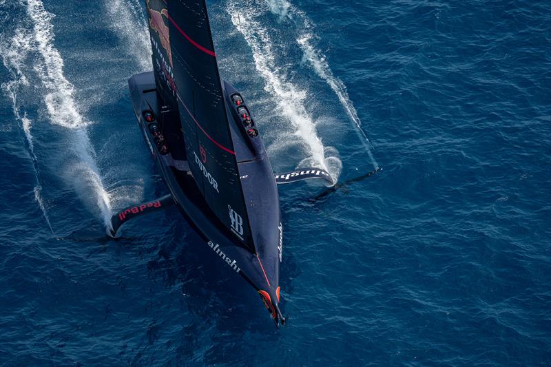 Alinghi Red Bull Racing - AC75  - Louis Vuitton Preliminary Event - Day 2 - Barcelona - August 23, 2024 - photo © Ian Roman / America's Cup