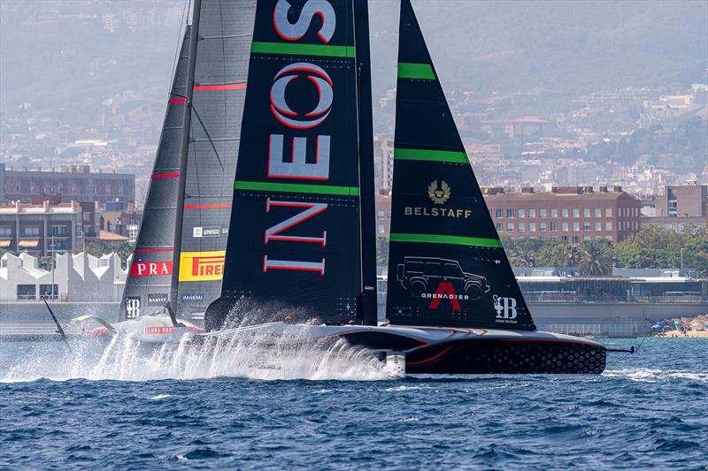 INEOS Britannia - Race Day 3 - Louis Vuitton Preliminary Regatta - Barcelona - August 24, 2024 - photo © Ian Roman / America's Cup