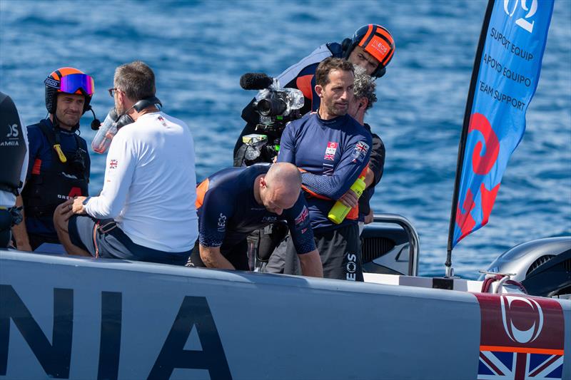 Ben Ainslie - INEOS Britannia  - Day 3 - Semi-Finals - Louis Vuitton Cup - Day 12 - September 16, 2024 - Barcelona - photo © Ian Roman / America's Cup