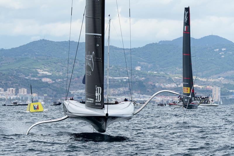 New York Yacht Club American Magic vs. Luna Rossa Prada Pirelli on Louis Vuitton Cup Semi-Finals Day 4 - 18th September 2024 - photo © Ian Roman / America's Cup