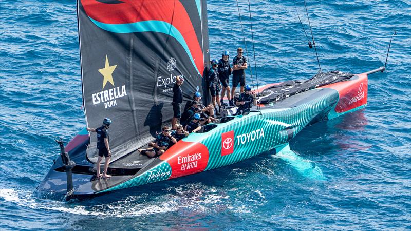 Emirates Team New Zealand - Training - September 19, 2024 - Barcelona - photo © Ian Roman / America's Cup