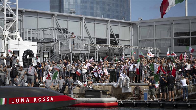 Luna Rossa Prada Pirelli progress to the Louis Vuitton Cup Final - 19th September 2024 photo copyright David Maynard / www.alleycatphotographer.com taken at  and featuring the AC75 class