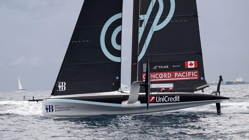 Concord Pacific Racing Youth Team Canada on UniCredit Youth America's Cup, Race Day 3 - Group B  - September 20, 2024 - Barcelona - photo © David Maynard / www.alleycatphotographer.com