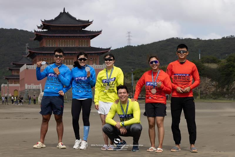 Formula Kite men's and women's medalists - 2024 Kiteboarding Asian Championships - photo © IKA Media / Matias Capizzano