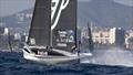 Emirates Team New Zealand Youth Team, rounding the windward mark on the last leg of race 4 on Day 6 - Group A - UniCredit Youth America's Cup - September 23, 2024 - Barcelona